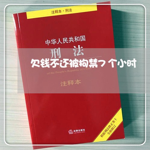 欠钱不还被拘禁7个小时/2023103162793