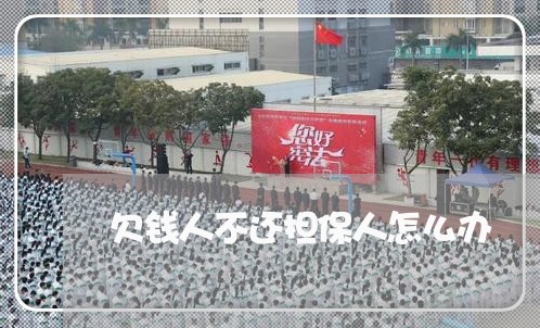 欠钱人不还担保人怎么办/2023110727359