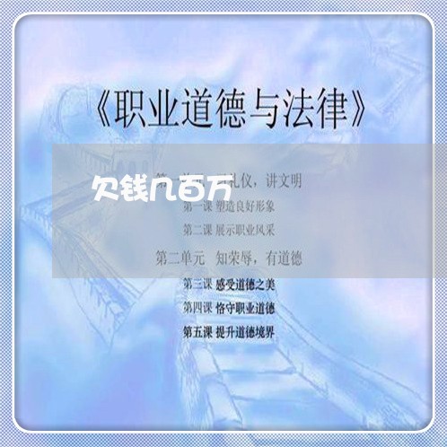 欠钱几百万/2023120830170