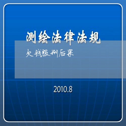 欠钱服刑后果/2023100616147