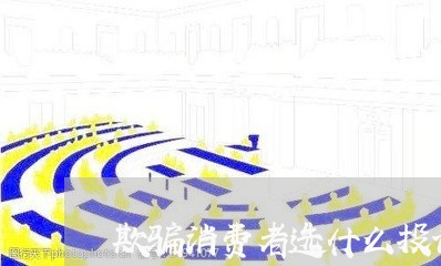 欺骗消费者选什么投诉类型/2023032366058