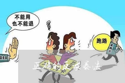 正确的反家暴法/2023122050370