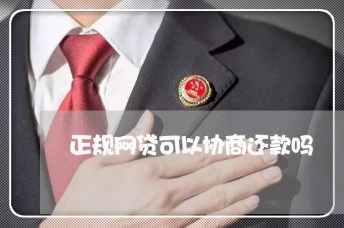 正规网贷可以协商还款吗/2023073085147