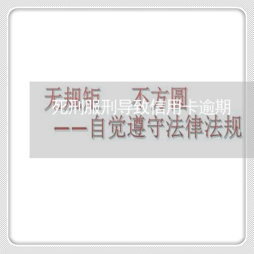 死刑服刑导致信用卡逾期/2023100762816