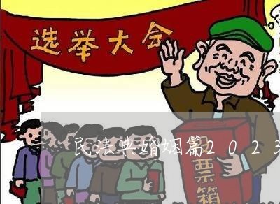 民法典婚姻篇2023事实婚姻/2023081393837