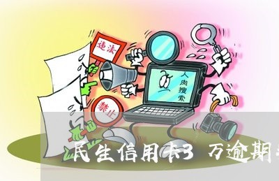 民生信用卡3万逾期半年/2023120607147