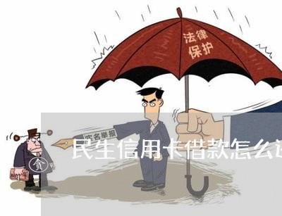 民生信用卡借款怎么还/2023082696507