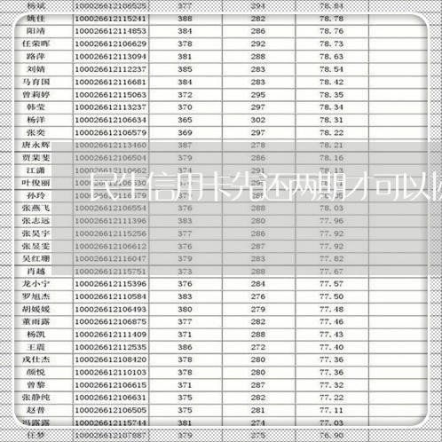 民生信用卡先还两期才可以协商吗/2023120566029