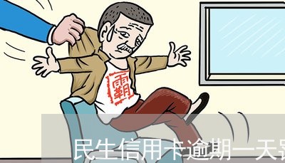 民生信用卡逾期一天罚多少钱/2023081295825