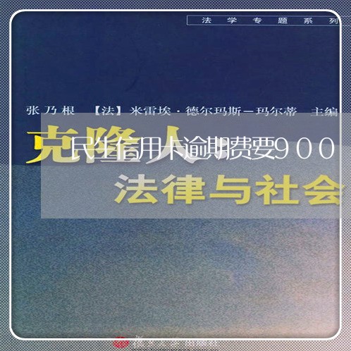 民生信用卡逾期费要900/2023050111492