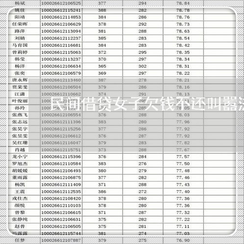 民间借贷女子欠钱不还叫嚣法官/2023092859561