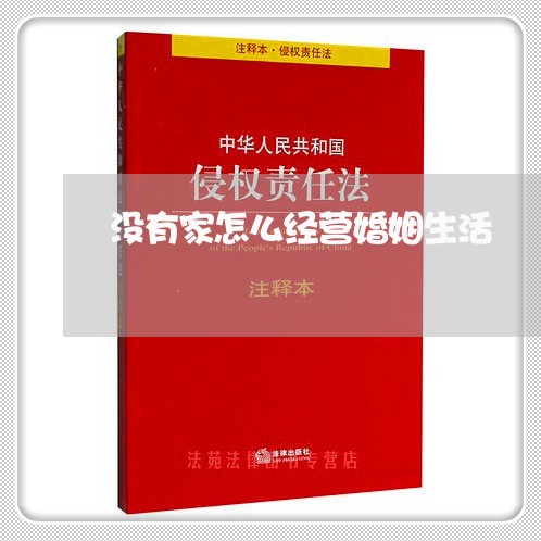 没有家怎么经营婚姻生活/2023112692606