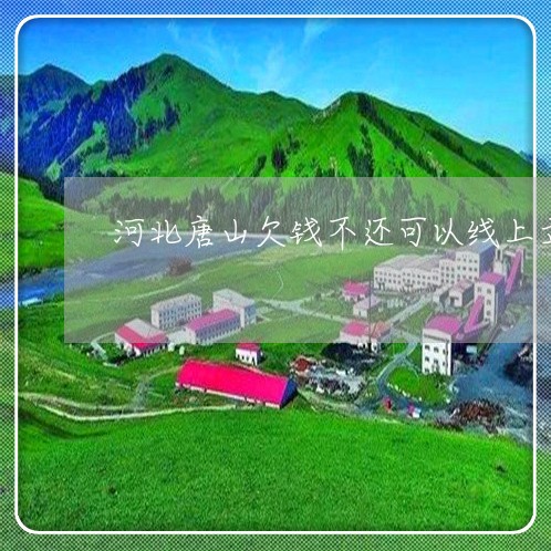 河北唐山欠钱不还可以线上立案吗/2023110883514