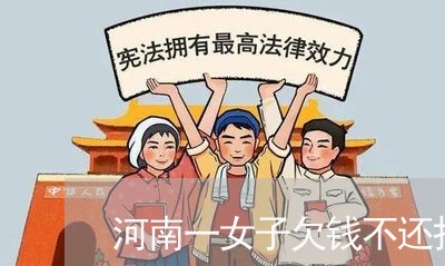 河南一女子欠钱不还报警/2023121017380