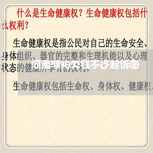 河南濮阳欠钱不还起诉图/2023102516140