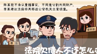 法院欠债人不还怎么办/2023092137248