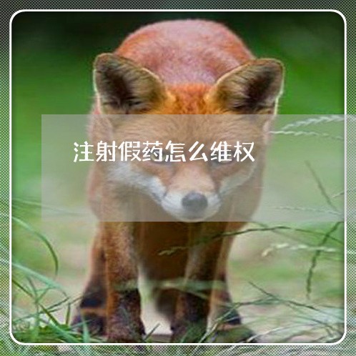 注射假药怎么维权/2023060319370