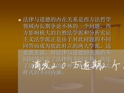 浦发20万逾期2个月利息/2023091564826