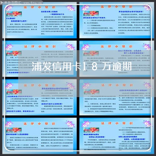 浦发信用卡18万逾期/2023111527370