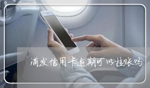 浦发信用卡逾期可以挂账吗/2023050275725