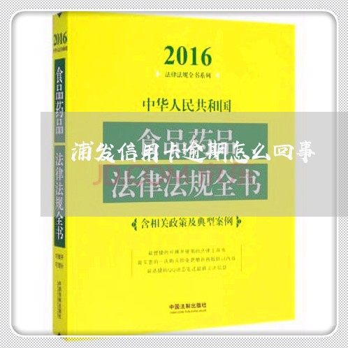 浦发信用卡逾期怎么回事/2023121795850