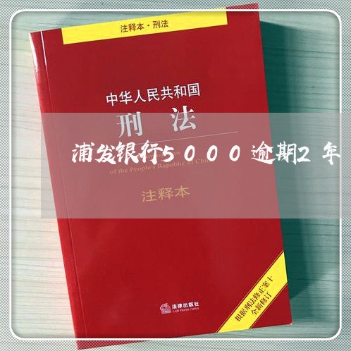 浦发银行5000逾期2年/2023091562594