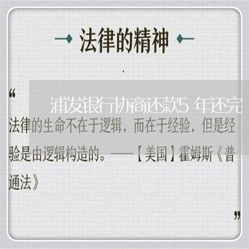 浦发银行协商还款5年还完/2023100717370