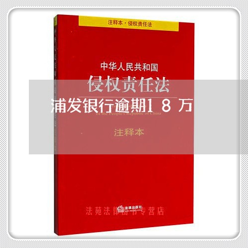 浦发银行逾期18万/2023061033949