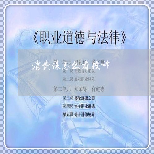 消费保怎么看投诉/2023030626361