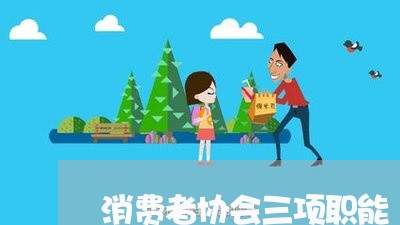 消费者协会三项职能/2023060839391