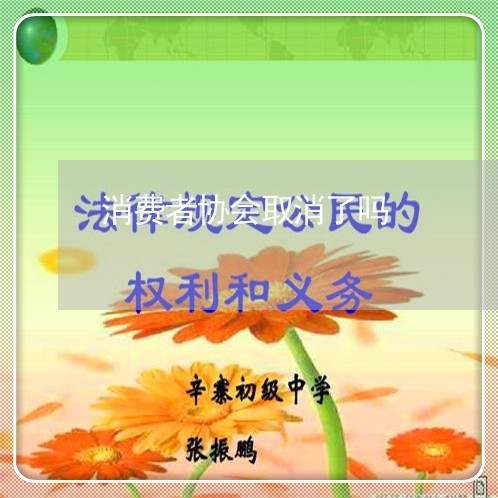 消费者协会取消了吗/2023060851793