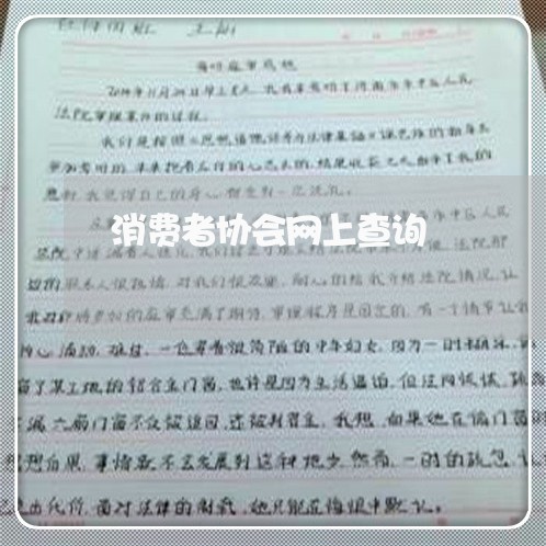 消费者协会网上查询/2023060953514