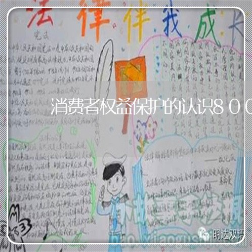 消费者权益保护的认识800字/2023032667059