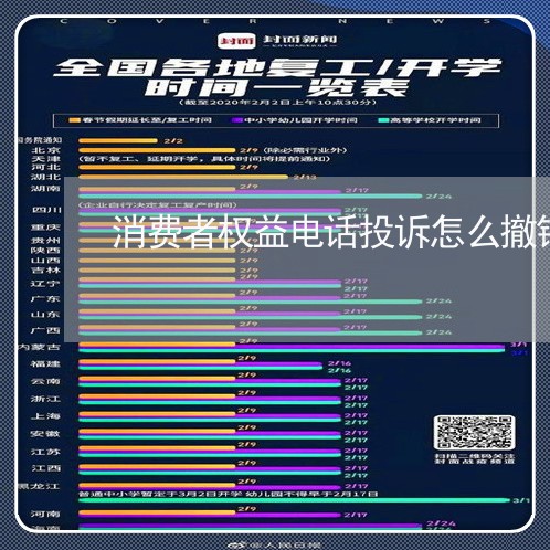 消费者权益电话投诉怎么撤销/2023033132604