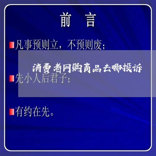 消费者网购商品去哪投诉/2023031853736