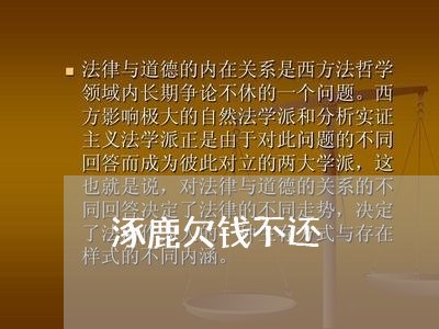 涿鹿欠钱不还/2023111185846