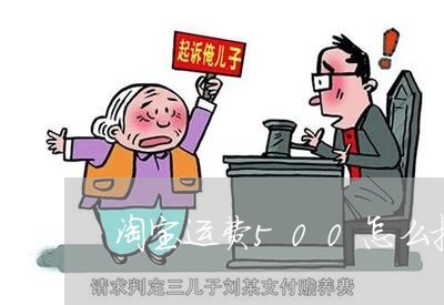 淘宝运费500怎么投诉商家店铺/2023022343058