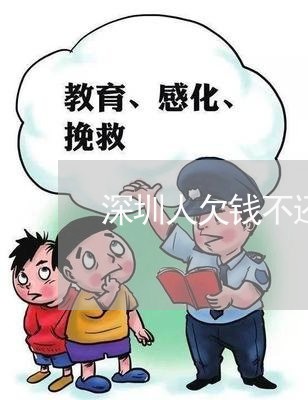 深圳人欠钱不还怎么办理/2023092150373