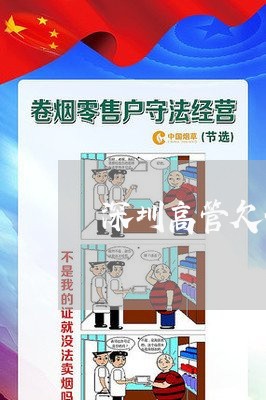 深圳高管欠债百万不还/2023111774926