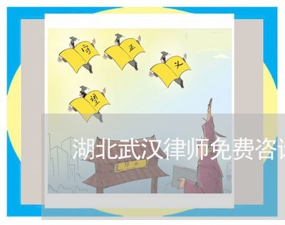 湖北武汉律师免费咨询/2023031536157