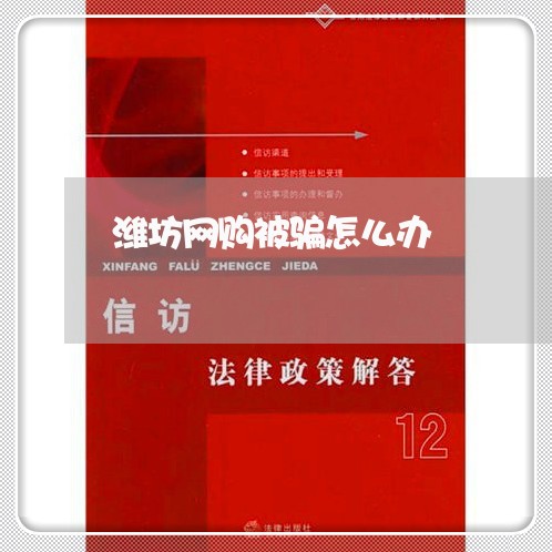 潍坊网购被骗怎么办/2023052704825