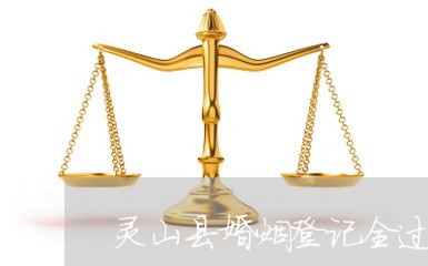 灵山县婚姻登记全过程/2023112719259