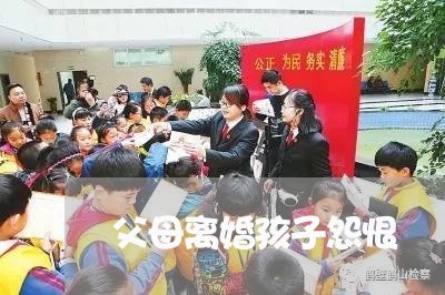 父母离婚孩子怨恨/2023092991805