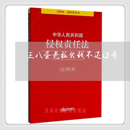 王八蛋老板欠钱不还口号/2023110771692