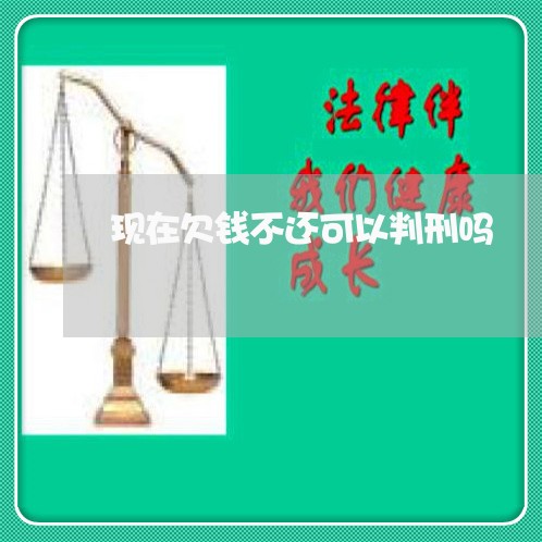 现在欠钱不还可以判刑吗/2023112549360