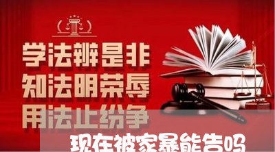 现在被家暴能告吗/2023101410371