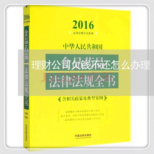 理财公司欠钱不还怎么办理/2023110150703