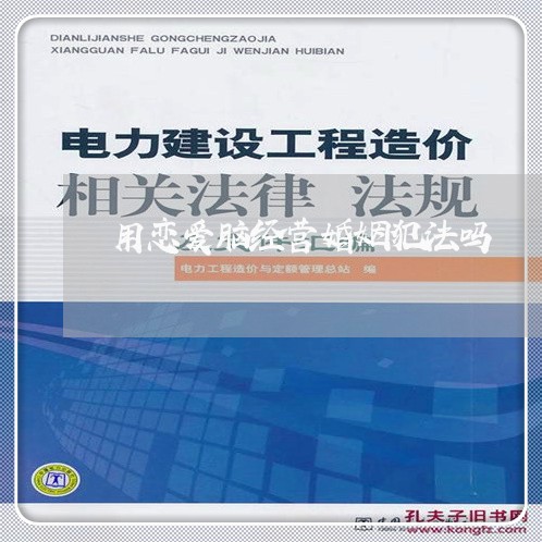 用恋爱脑经营婚姻犯法吗/2023112585840