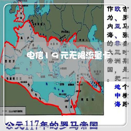 电信19元无限流量卡/2023040106147