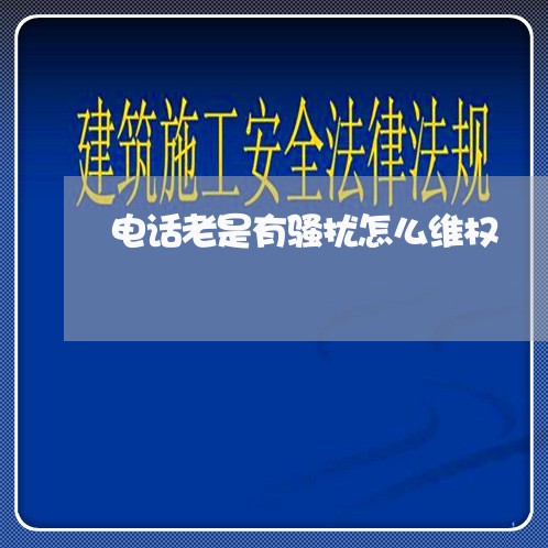 电话老是有骚扰怎么维权/2023052236380